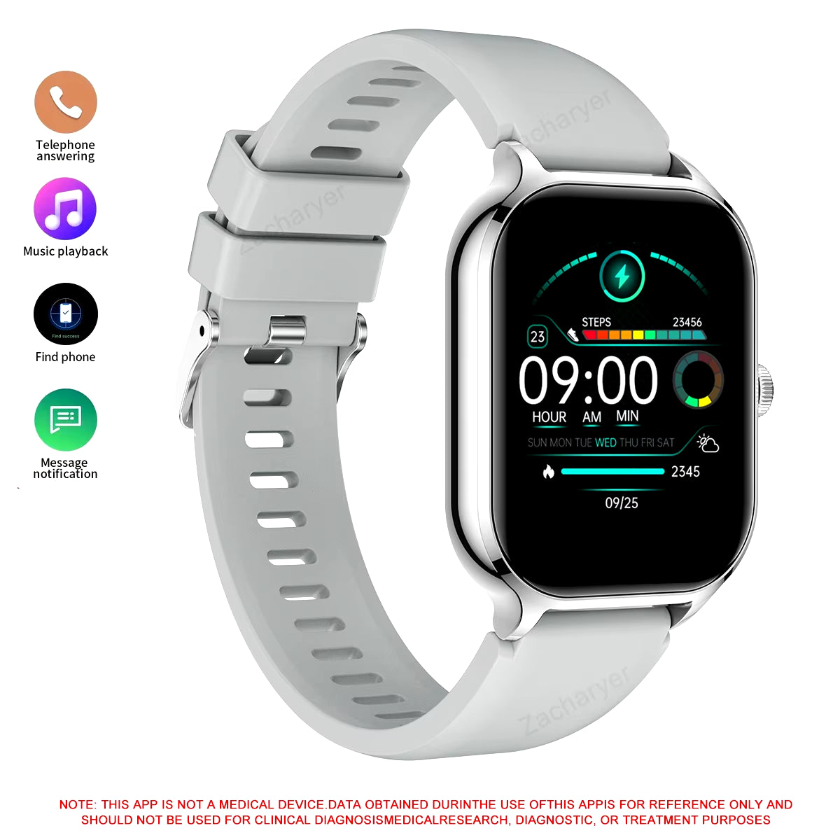 2025 Smart Watch, Wireless Dialing, Multiple Sport Modes, Various App Notifications, Perfect Gift for Holidays, Iphone/Android