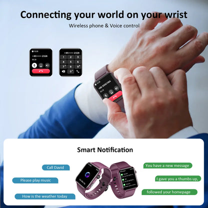 【2024 Global Version】 Smart Watch Calling Function 100+ Sports Modes 24H Health Monitor Smartwatch Christmas Gift