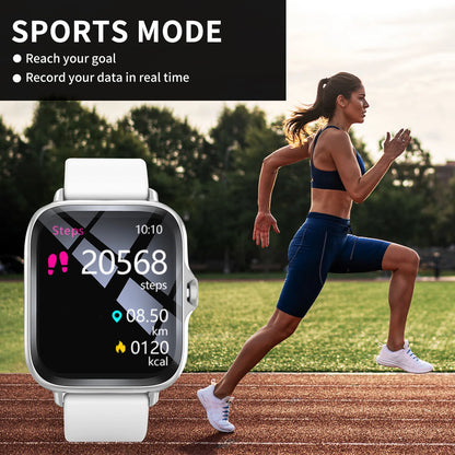 Smart Watch, Multi-Sport Mode, Message Reminder, Multiple APP Reminders, Suitable for Men and Women, Custom Wallpaper