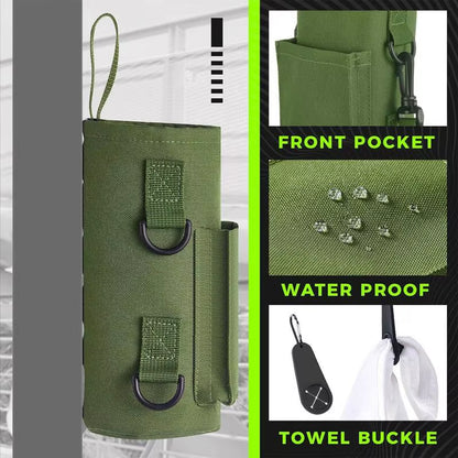 Magnetic Gym Water Bottle Sling Bag - Non-Slip, Portable Carrier for All Your Workout Needs