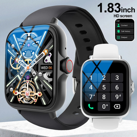Premium Multi-Sport Smart Watch with Custom Wallpaper and Message Alerts - Ideal for Men and Women