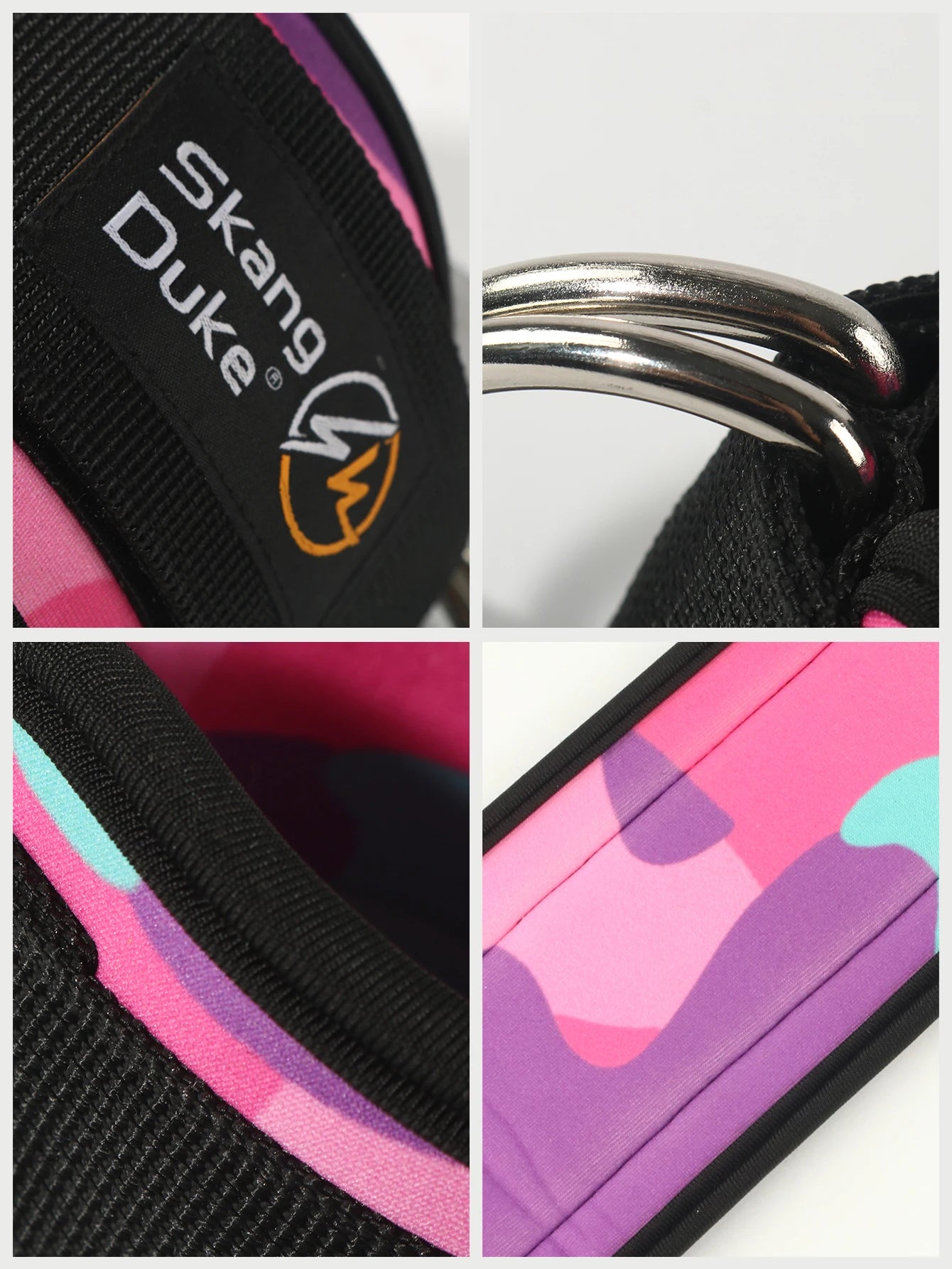 Elevate Your Workout with 1Pc Adjustable D-Ring Ankle Straps for Cable Machines - Optimal Comfort for Glute & Leg Muscle Strength Training