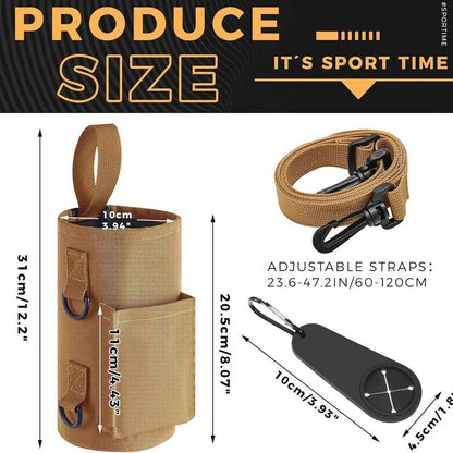 Magnetic Gym Water Bottle Sling Bag - Non-Slip, Portable Carrier for All Your Workout Needs