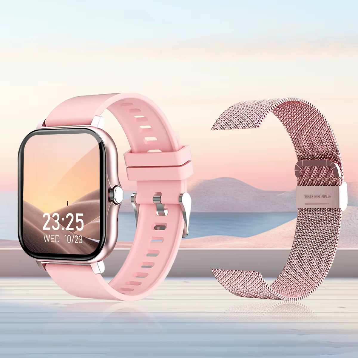 Smart Watch Wireless Calling/Dial Sport Mode Calling Reminder and Rejection Fitness Monitoring for Iphone/Andriod