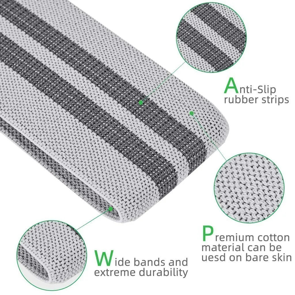 WOSWEIR Elastic Resistance Bands Set for Men and Women - Versatile Workout Tool for Fitness, Gym, and Home Training