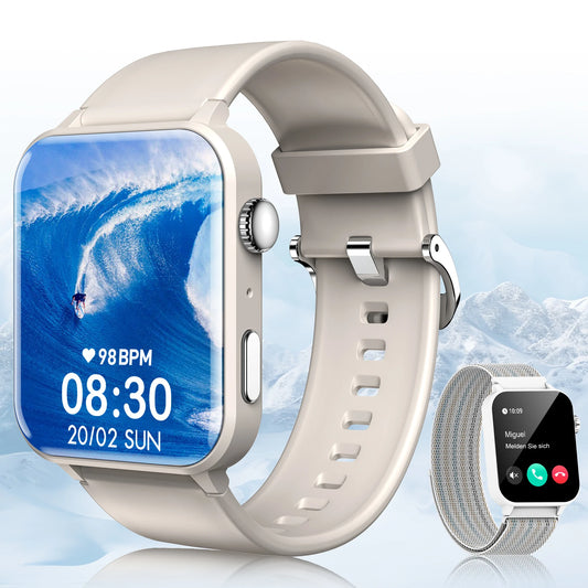 【2024 Global Version】 Smart Watch Calling Function 100+ Sports Modes 24H Health Monitor Smartwatch Christmas Gift